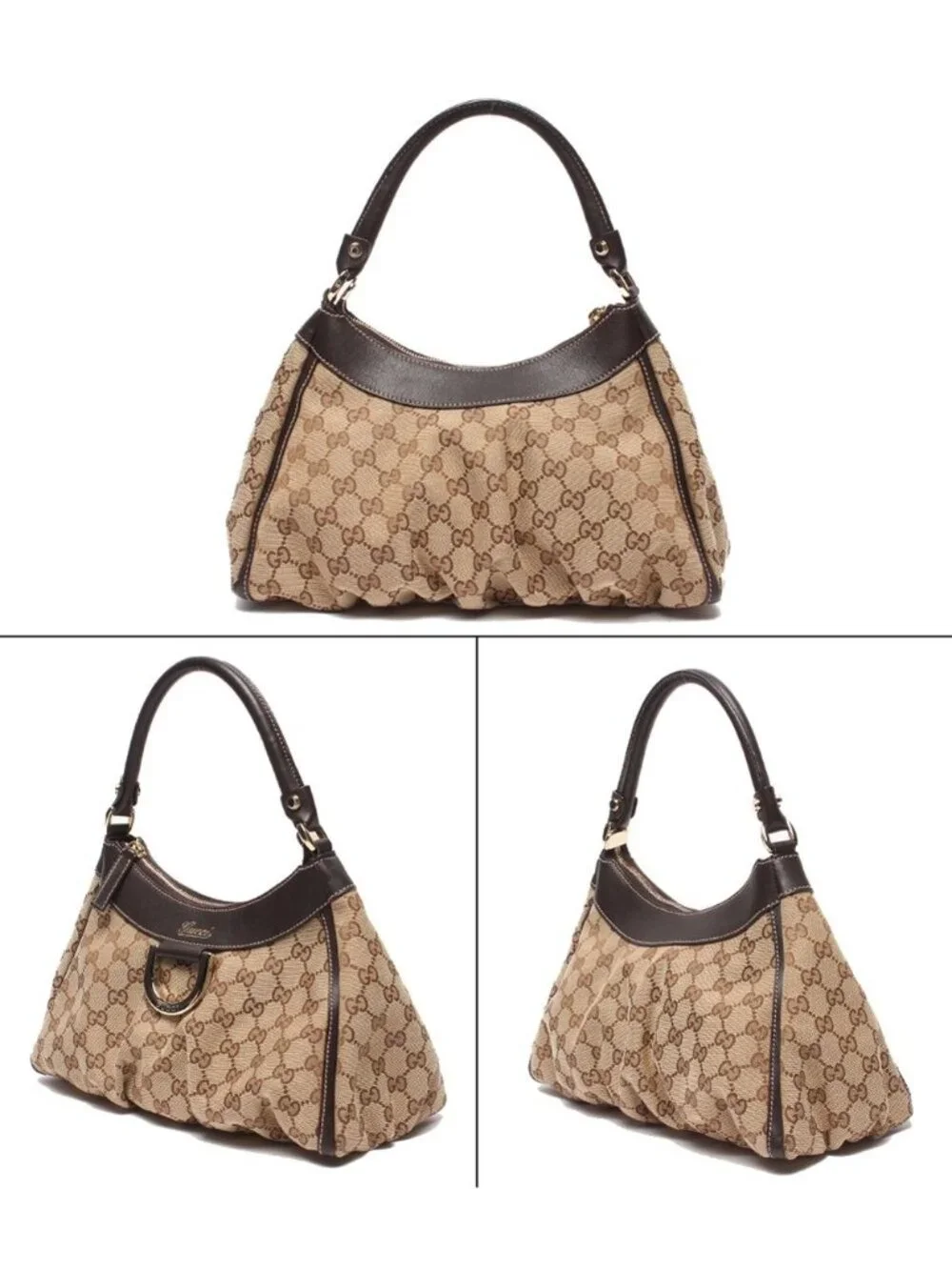 ★SOLD★ Gucci Shoulder Bag Abbey GG Canvas - Picture 2 of 8